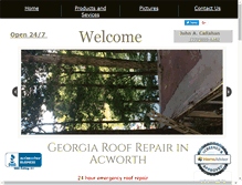 Tablet Screenshot of garoofrepair.com